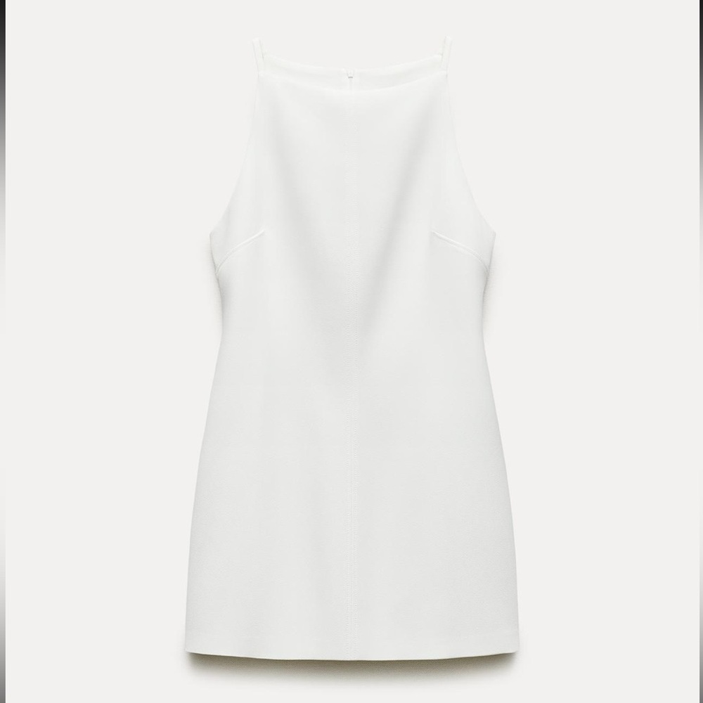 Zara White Mini Dress ZW Collection